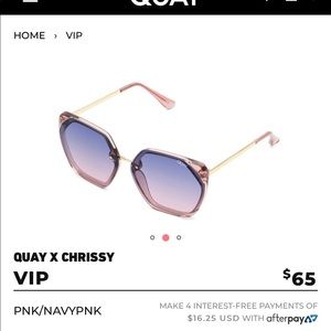 Quay x Chrissy “VIP”